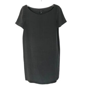 NWT Womens Size Small Club Monaco Lola Pure Silk Short Sleeve Shift Mini Dress